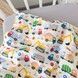 Плед-ковдра зі зйомним утеплювачем для хлопчика 100х80 см Oh My Kids &laquo;Будівельні машинки різнокольорові&raquo; жовтий