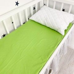 Детская простыня на резинке 120х60х10 см Oh My Kids Цвет зеленая трава