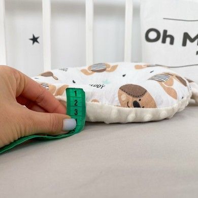 Позиционер для новорожденных Oh My Kids &laquo;Мишка&raquo; бежевый