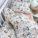 Дитяча постільна білизна для дівчинки з підковдрою 140х110 см Oh My Kids &laquo;Лисички Зайчики&raquo;
