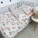 Дитяча постільна білизна для дівчинки з підковдрою 140х110 см Oh My Kids &laquo;Лисички Зайчики&raquo;