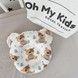 Позиционер для новорожденных Oh My Kids &laquo;Мишка&raquo; бежевый