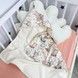 Махровий рушничок з куточком 70х70 см Oh My Kids "Звірята" молочний