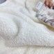 Махровий рушничок з куточком 70х70 см Oh My Kids "Звірята" молочний