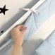 Однотонний бортик 180х30 см у дитяче ліжечко Oh My Kids "Blue"