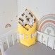 Дитяча ковдра-конверт на виписку для хлопчика Oh My Kids &laquo;Будівельні машини&raquo; жовтий
