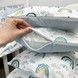 Комплект в дитяче ліжечко Oh My Kids "Веселки"