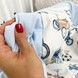 Конверт для хлопчика сезон осінь-зима-весна 100х80 см Oh My Kids "Ретро машинки"