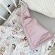 Летний конверт на выписку для девочки Oh My Kids "Фейки" пудровый