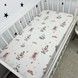 Теплая простыня фланель (байка) 120х60 см Oh My Kids &laquo;Ballerinas&raquo; розовый