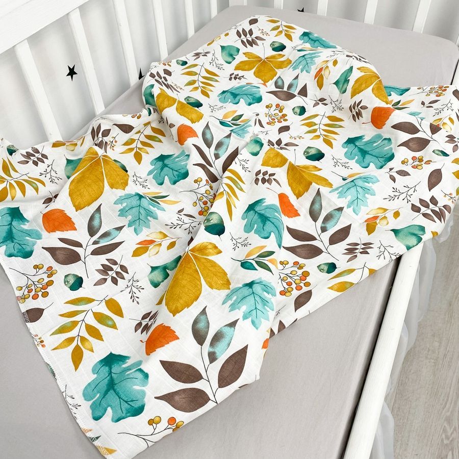 Муслінова пелюшка Oh My Kids &laquo;Leafs&raquo;
