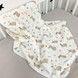 Муслиновая пелёнка Oh My Kids &laquo;Rabbits&raquo;