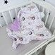 Махровий рушничок з куточком для дівчинки 70х70 см Oh My Kids "Феєчки" ліловий