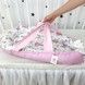 Кокон з ручками та кокосовим матрацом Oh My Kids "Ballerinas"