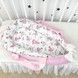 Кокон з ручками та кокосовим матрацом Oh My Kids "Ballerinas"