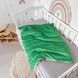 Всесезонна дитяча ковдра-плед 100х80 см Oh My Kids &laquo;Різнокольорові Машинки&raquo; зелений