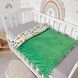 Всесезонна дитяча ковдра-плед 100х80 см Oh My Kids &laquo;Різнокольорові Машинки&raquo; зелений