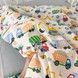 Всесезонна дитяча ковдра-плед 100х80 см Oh My Kids &laquo;Різнокольорові Машинки&raquo; зелений