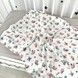 Фланелевая пеленка 100х80 см Oh My Kids "Бабочки" розовый
