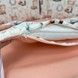 Бортики у дитяче ліжечко для дівчинки Oh My Kids "Зайчики Лисички" 6 шт