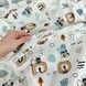 Детский натуральный пододеяльник 120х90 см Oh My Kids "Lions"