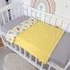 Натуральный конверт-плед 100х80 см Oh My Kids "Динозаврики" желтый