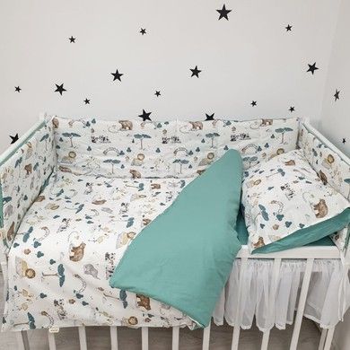 Комплект в детскую кроватку Oh My Kids &laquo;Zoo&raquo;