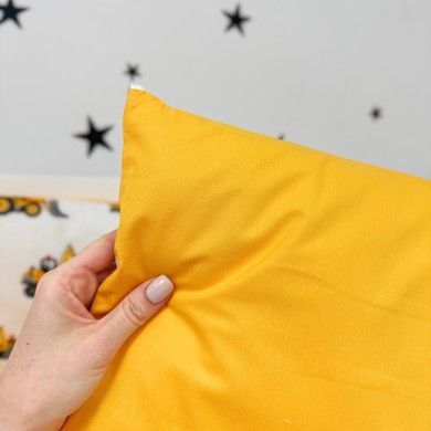 Бортики у дитяче ліжечко для хлопчика Oh My Kids "Будівельна техніка" 6 шт