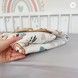 Натуральний плед-конверт для малюка 100&times;80 см Oh My Kids "Левенята" бежевий