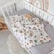 Натуральний плед-конверт для малюка 100&times;80 см Oh My Kids "Левенята" бежевий