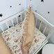 Постільний комплект рюшами в ліжко 120х60 см Oh My Kids &laquo;Лисички совенята&raquo; ранфорс