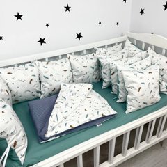 Набір у ліжечко для новонародженого Oh My Kids "Пір'їнки"