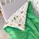 Конверт-ковдра на виписку для хлопчика Oh My Kids &laquo;Ракети&raquo; зелений