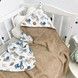 Махровое полотенце с уголком 70х70 см Oh My Kids "Ретро машинки" бежевое
