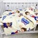 Підковдра дитяча натуральна 120х90 см Oh My Kids "Щенячий патруль" молочний