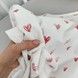 Водонепроникна пелюшка 50х70 см для дівчинки Oh My Kids &laquo;Сердечки&raquo; червоний