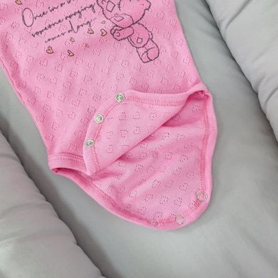 Боди для новорождённых "pink bear"