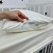 Cатиновий комплект постільної білизни для матраца 120х60 см Oh My Kids "Milk"