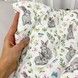 Постельный комплект в детскую кроватку 120х60 см Oh My Kids "Зайчики" молочный
