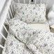 Постельный комплект в детскую кроватку 120х60 см Oh My Kids "Зайчики" молочный