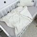 Натуральний дитячий плед зі зйомним утеплювачем 100х80 см Oh My Kids &laquo;Abstract dots&raquo; молочний