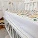 Водонепроникне простирадло на гумці 120х60 см для хлопчика Oh My Kids "Машинки будівельні"