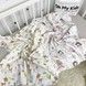 Набір муслінових пелюшок 2 шт для дівчинки Oh My Kids &laquo;Феєчки та Оленята&raquo;