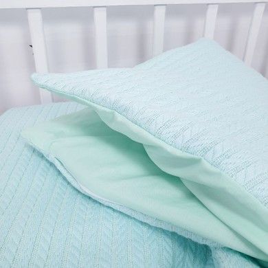 Конверт для новорожденного Oh My Kids &ldquo;Mint&rdquo; с большим бантом