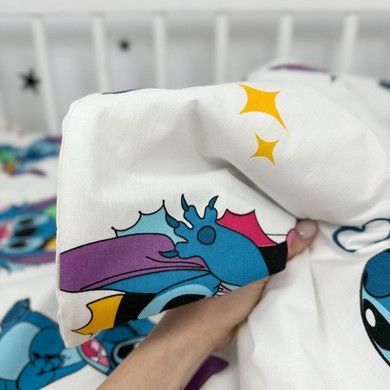 Дитяча постільна білизна в ліжечко 120х60 см Oh My Kids &laquo;Стіч&raquo;