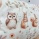 Дитяча наволочка на подушку 40х60 см Oh My Kids "Лисички Совенята" бежевий