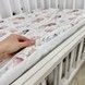 Водонепроникне простирадло для дівчинки в ліжечко 120х60 см Oh My Kids "Феєчки"