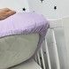 Постільна білизна сатинова для матраца 120х60 см Oh My Kids "Purple"