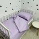 Постільна білизна сатинова для матраца 120х60 см Oh My Kids "Purple"