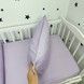 Постільна білизна сатинова для матраца 120х60 см Oh My Kids "Purple"